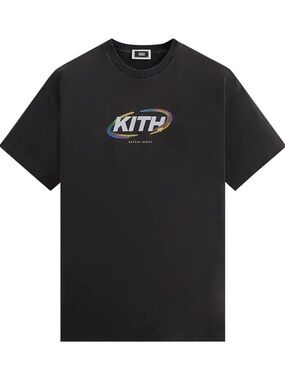 Vintage Wash Kith Sprial Tee🔥